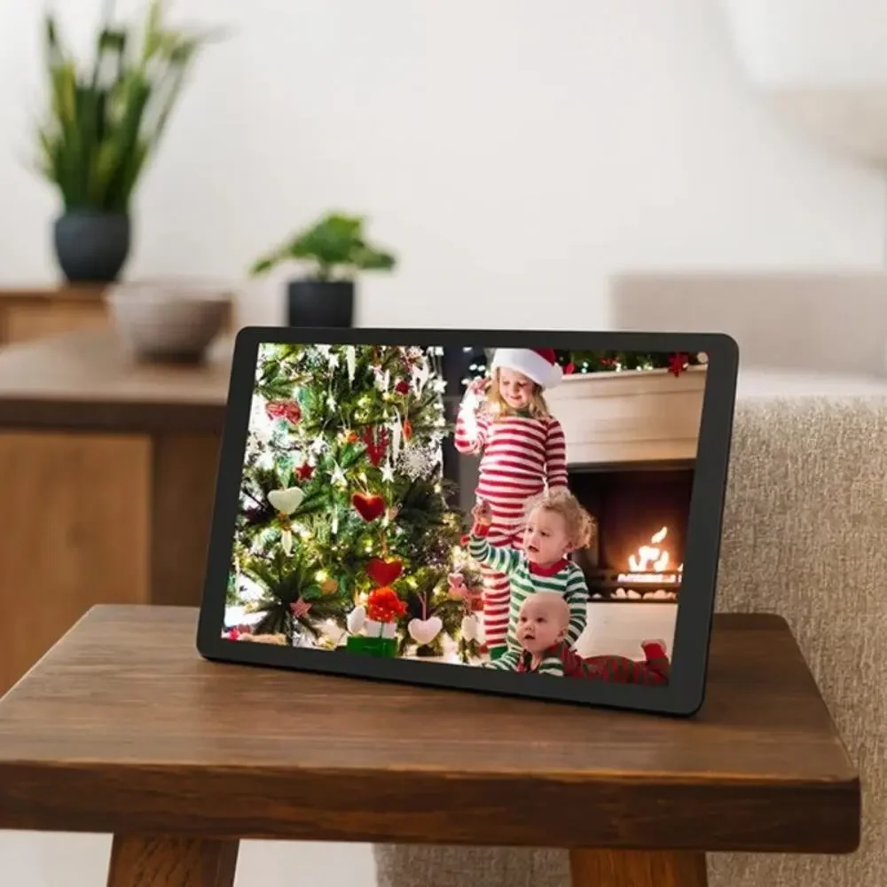 Right In Stride Wireless Digital Picture & Video Frame Tablet in Black